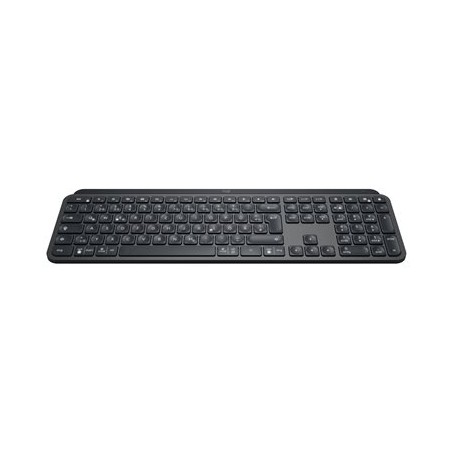 Logitech MX Keys Advanced Wireless Illuminated Keyboard - Klávesnice - podsvícená - bezdrátový - Bluetooth, 2.4 GHz - QWERTY