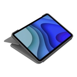 Logitech Folio Touch - Klávesnice a pouzdro - s trackpad - podsvícená - Apple Smart connector - AZERTY - francouzská