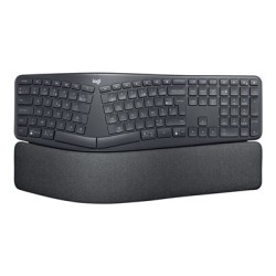 Logitech ERGO K860 - Klávesnice - bezdrátový - 2.4 GHz, Bluetooth 5.0 - AZERTY - francouzská - grafit