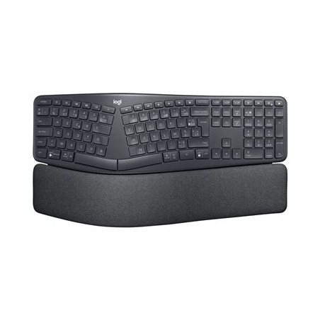 Logitech ERGO K860 - Klávesnice - bezdrátový - 2.4 GHz, Bluetooth 5.0 - AZERTY - francouzská - grafit
