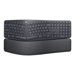 Logitech ERGO K860 - Klávesnice - bezdrátový - 2.4 GHz, Bluetooth 5.0 - QWERTY - španělská - grafit