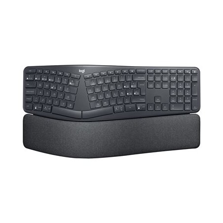Logitech ERGO K860 - Klávesnice - bezdrátový - 2.4 GHz, Bluetooth 5.0 - QWERTY - španělská - grafit