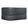 Logitech ERGO K860 - Klávesnice - bezdrátový - 2.4 GHz, Bluetooth 5.0 - QWERTY - španělská - grafit