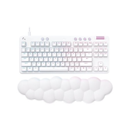 Logitech G G713 - Klávesnice - bez numerické klávesnice - podsvícení - USB - AZERTY - francouzská - klávesový spínač: Linear