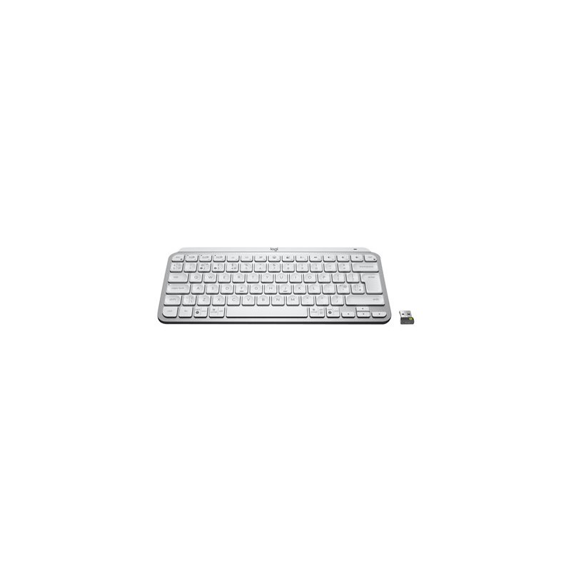 Logitech MX Keys Mini for Business - Klávesnice - podsvícená - bezdrátový - Bluetooth LE - QWERTY - skandinávské jazyky - bledě