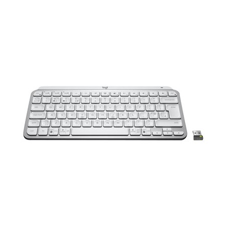 Logitech MX Keys Mini for Business - Klávesnice - podsvícená - bezdrátový - Bluetooth LE - QWERTY - skandinávské jazyky - bledě