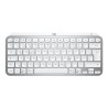Logitech MX Keys Mini - Klávesnice - podsvícená - bezdrátový - Bluetooth - AZERTY - francouzská - bledě šedá