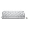 Logitech MX Keys Mini for Business - Klávesnice - podsvícená - bezdrátový - Bluetooth LE - AZERTY - francouzská - bledě šedá