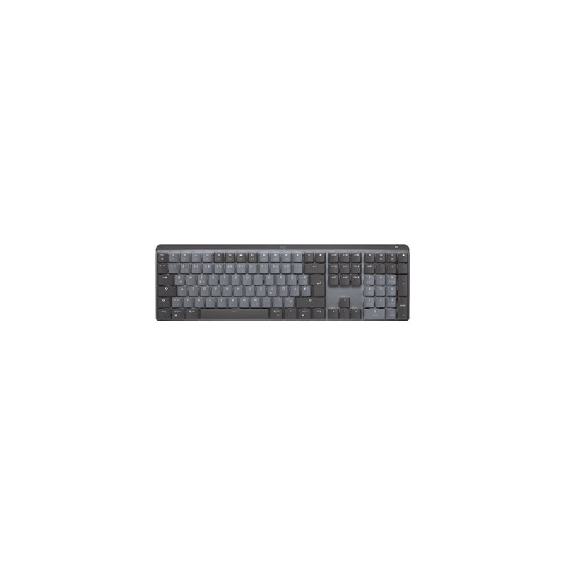 Logitech Master Series MX Mechanical - Klávesnice - podsvícená - bezdrátový - Bluetooth LE - QWERTZ - německá - klávesový