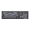 Logitech Master Series MX Mechanical - Klávesnice - podsvícená - bezdrátový - Bluetooth LE - QWERTZ - německá - klávesový