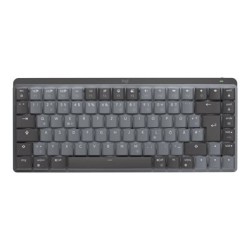 Logitech Master Series MX Mechanical Mini - Klávesnice - podsvícená - bezdrátový - Bluetooth LE - QWERTZ - německá - klávesový