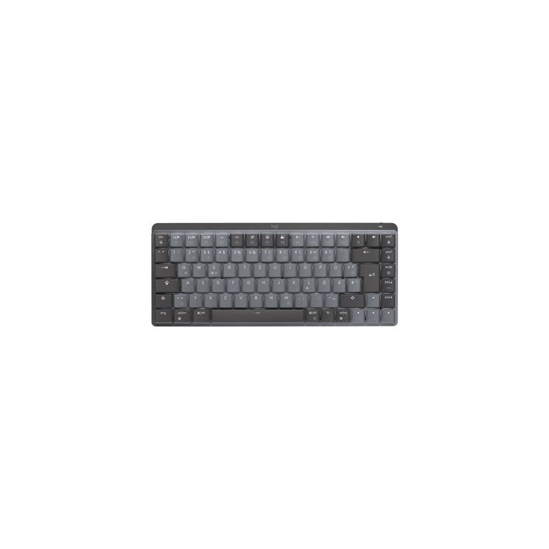 Logitech Master Series MX Mechanical Mini - Klávesnice - podsvícená - bezdrátový - Bluetooth LE - QWERTZ - německá - klávesový