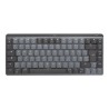 Logitech Master Series MX Mechanical Mini - Klávesnice - podsvícená - bezdrátový - Bluetooth LE - QWERTZ - německá - klávesový