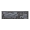 Logitech Master Series MX Mechanical - Klávesnice - podsvícená - bezdrátový - Bluetooth LE - QWERTZ - německá - klávesový