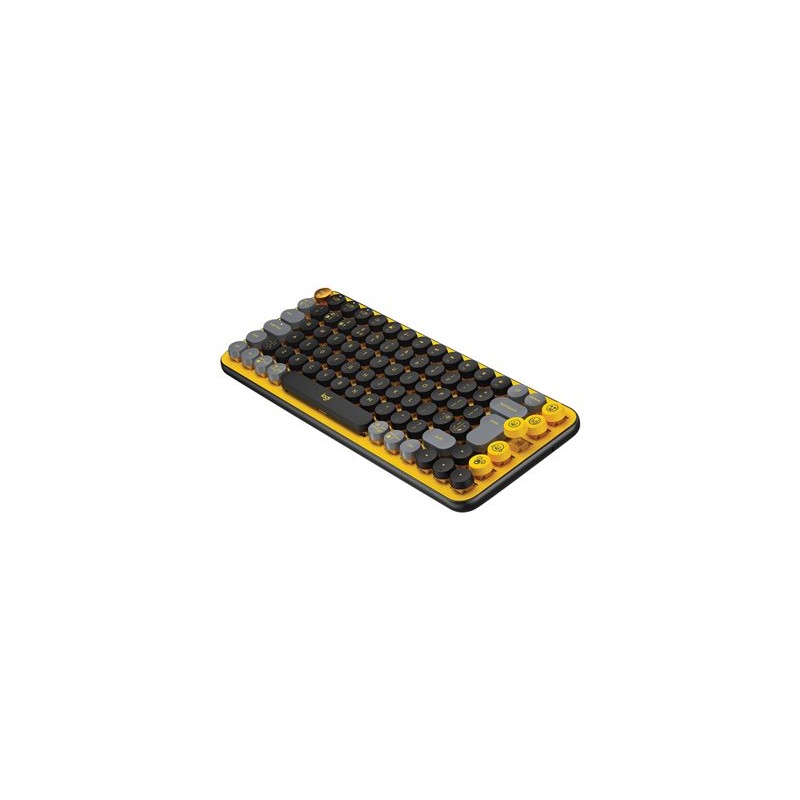 Logitech POP Keys - Klávesnice - bezdrátový - Bluetooth 5.1, Bluetooth LE - francouzská - klávesový spínač: Brown Tactile