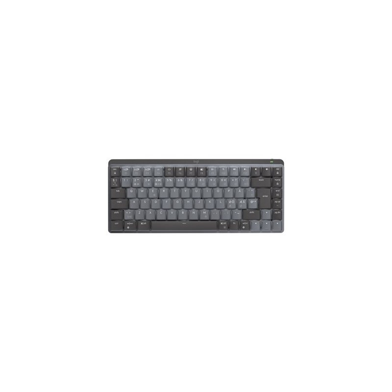 Logitech Master Series MX Mechanical Mini - Klávesnice - podsvícená - bezdrátový - Bluetooth LE - QWERTY - Skandinávské