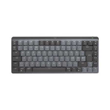 Logitech Master Series MX Mechanical Mini - Klávesnice - podsvícená - bezdrátový - Bluetooth LE - QWERTY - Skandinávské