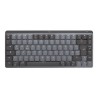 Logitech Master Series MX Mechanical Mini - Klávesnice - podsvícená - bezdrátový - Bluetooth LE - QWERTY - Skandinávské