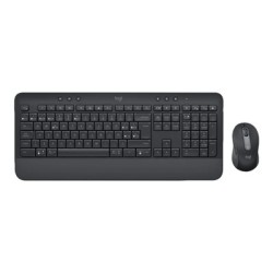 Logitech Signature MK650 Combo for Business - Klávesnice a sada myši - bezdrátový - Bluetooth LE - QWERTY - španělská - grafit