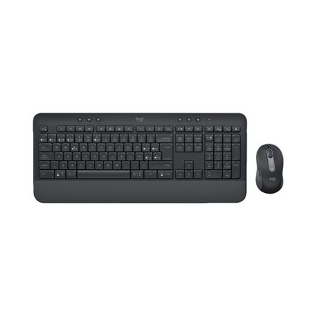Logitech Signature MK650 Combo for Business - Klávesnice a sada myši - bezdrátový - Bluetooth LE - QWERTY - španělská - grafit