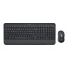 Logitech Signature MK650 Combo for Business - Klávesnice a sada myši - bezdrátový - Bluetooth LE - QWERTY - španělská - grafit