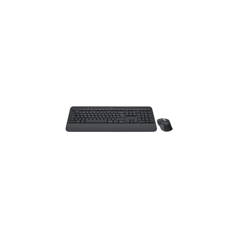 Logitech Signature MK650 Combo for Business - Klávesnice a sada myši - bezdrátový - Bluetooth LE - AZERTY - francouzská - grafit