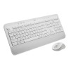 Logitech Signature MK650 Combo for Business - Klávesnice a sada myši - bezdrátový - Bluetooth LE - QWERTY - italská - bělavá