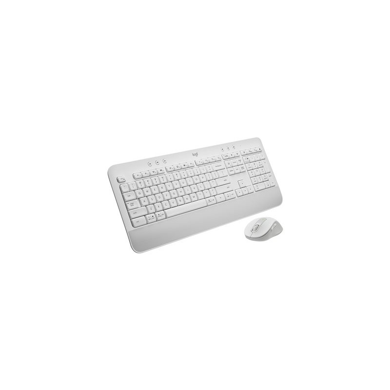 Logitech Signature MK650 Combo for Business - Klávesnice a sada myši - bezdrátový - Bluetooth LE - QWERTY - maďarská - bělavá