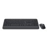 Logitech Signature MK650 Combo for Business - Klávesnice a sada myši - bezdrátový - Bluetooth LE - AZERTY - belgická - bělavá
