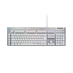 Logitech G G815 - Klávesnice - podsvícení - USB - AZERTY - francouzská - klávesový spínač: GL Tactile - bílá