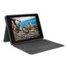 Logitech Rugged Folio - Klávesnice a pouzdro - Apple Smart connector - QWERTY - britská - grafit - pro Apple 10.9-inch iPad