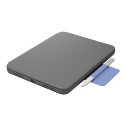 Logitech Rugged Folio - Klávesnice a pouzdro - Apple Smart connector - QWERTY - italská - grafit - pro Apple 10.9-inch iPad
