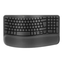 Logitech Ergo Series - Klávesnice - bezdrátový - 2.4 GHz, Bluetooth LE - QWERTZ - německá - grafit