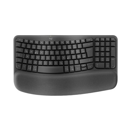 Logitech Ergo Series - Klávesnice - bezdrátový - 2.4 GHz, Bluetooth LE - QWERTZ - německá - grafit