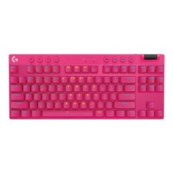 Logitech G PRO X TKL - Klávesnice - podsvícení - bezdrátový - 2.4 GHz, Bluetooth - QWERTY - britská - klávesový spínač: Tactile
