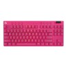 Logitech G PRO X TKL - Klávesnice - podsvícení - bezdrátový - 2.4 GHz, Bluetooth - QWERTY - britská - klávesový spínač: Tactile
