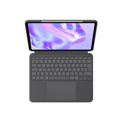 Logitech Combo Touch - Klávesnice a pouzdro - s trackpad - podsvícená - Apple Smart connector - QWERTY - španělská - grafit