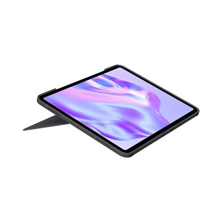 Logitech Combo Touch - Klávesnice a pouzdro - s trackpad - podsvícená - Apple Smart connector - QWERTY - Skandinávské