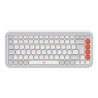 Logitech POP Icon Keys - Klávesnice - bezdrátový - Bluetooth LE - QWERTY - britská - krémová, oranžová