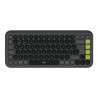 Logitech POP Icon Keys - Klávesnice - bezdrátový - Bluetooth LE - QWERTY - britská - grafit, zelená