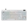 Logitech G PRO X RAPID - Klávesnice - hraní - TKL - podsvícení - USB - QWERTY - britská - klávesový spínač: Linear - bílá