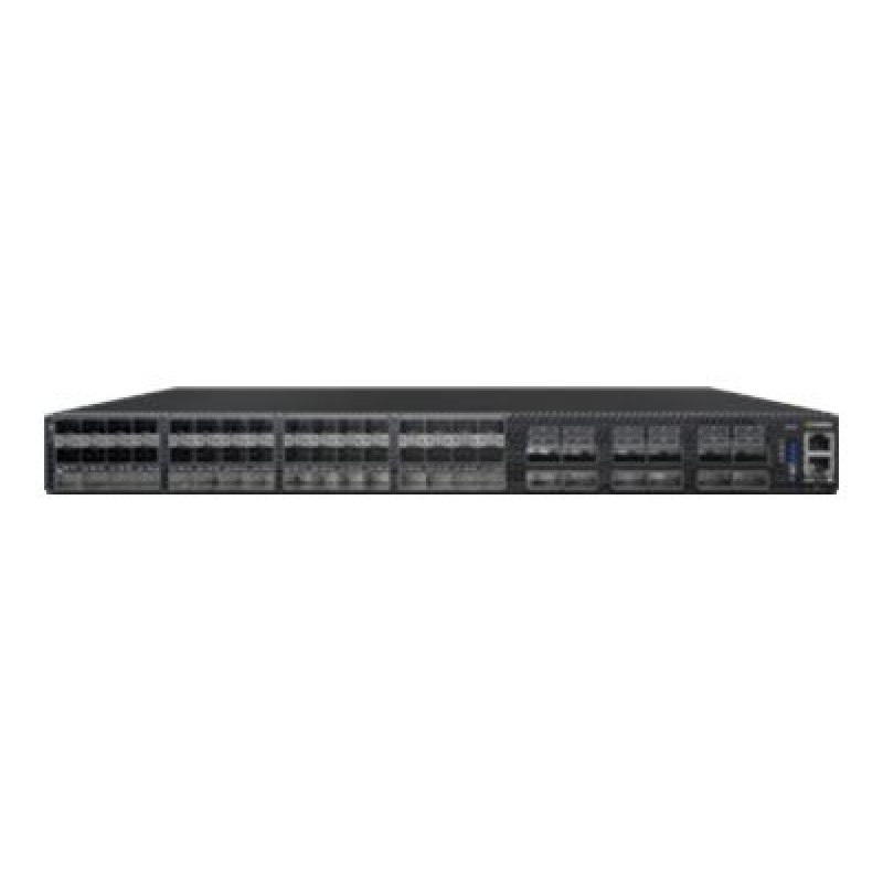 NVIDIA Spectrum-2 SN3420 - Přepínač - L3 - řízený - 48 x 25 Gigabit SFP28 + 12 x 100 Gigabit QSFP28 - proudění vzduchu zpředu