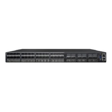 NVIDIA Spectrum-2 SN3420 - Přepínač - L3 - řízený - 48 x 25 Gigabit SFP28 + 12 x 100 Gigabit QSFP28 - proudění vzduchu zpředu