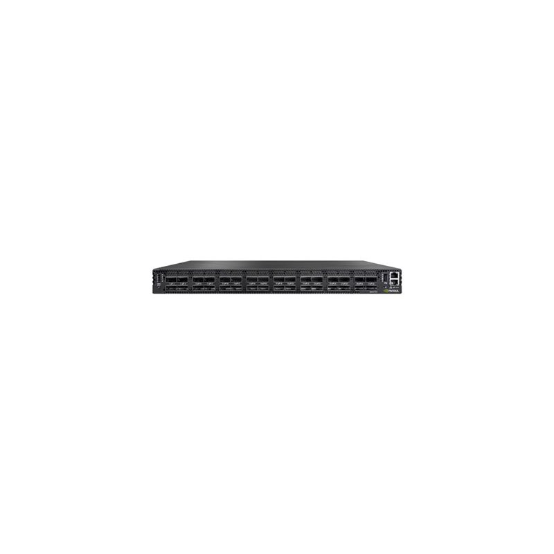 NVIDIA Spectrum-3 SN4700 - Přepínač - L3 - řízený - 32 x 400 Gigabit QSFP-DD - proudění vzduchu zpředu dozadu - Lze montovat do