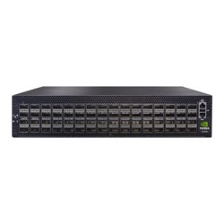 NVIDIA Spectrum-3 SN4600C - Přepínač - L3 - řízený - 64 x 100 Gigabit QSFP28 - proudění vzduchu zezadu dopředu - Lze montovat