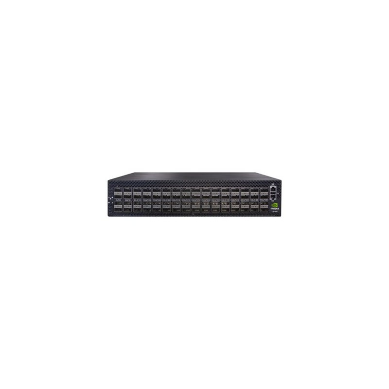 NVIDIA Spectrum-3 SN4600C - Přepínač - L3 - řízený - 64 x 100 Gigabit QSFP28 - proudění vzduchu zezadu dopředu - Lze montovat
