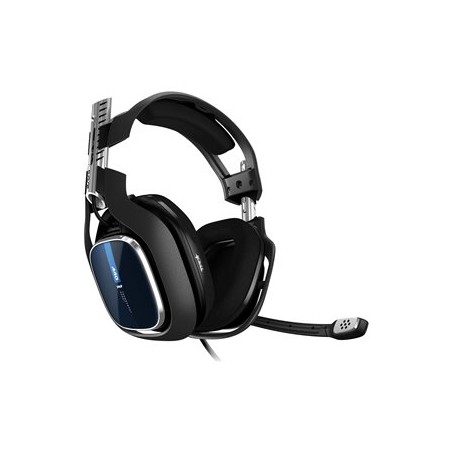 ASTRO A40 TR - For PS4 - náhlavní souprava - plná velikost - kabelové - 3.5 mm jack - černá, modrá