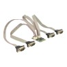 Delock MiniPCIe I/O PCIe full size 4 x Serial RS-232 with Voltage Supply - Sériový adaptér - PCIe 2.0 Mini Card - RS-232 x 4