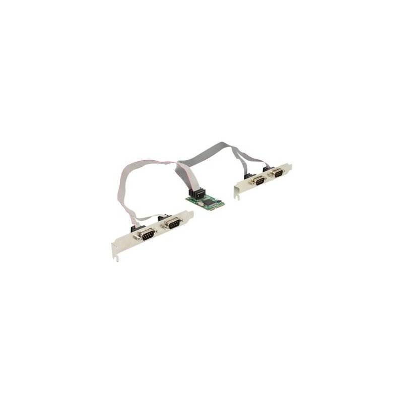Mini PCIe Card 4 x Serial RS-232, Mini PCIe Card 4 x Serial RS-232