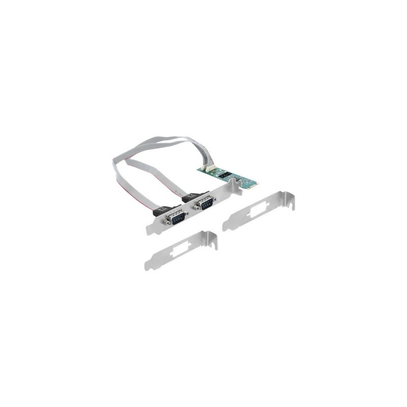M.2 Card to 2 x Serial RS-232 DB9 with S, M.2 Card to 2 x Serial RS-232 DB9 with S